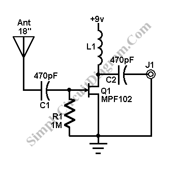 Antenna Booster for FM, AM, and SW Receiver | Simple ...