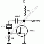 JFET Pierce Crystal Oscillator