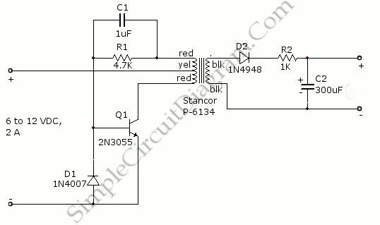 Super Simple Inverter | Simple Circuit Diagram