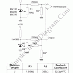 Single power supply cold junction compensation