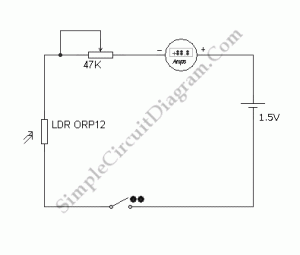 Very Simple Light Meter | Simple Circuit Diagram