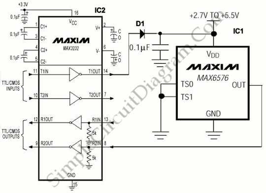 RS-232 Powered Temperature Sensor