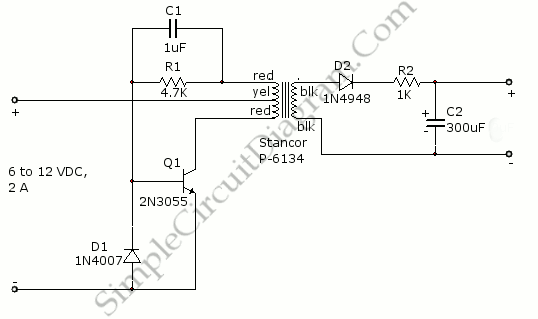 Inverter – Simple Circuit Diagram