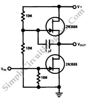 High Gain JFET Audio Amplifier