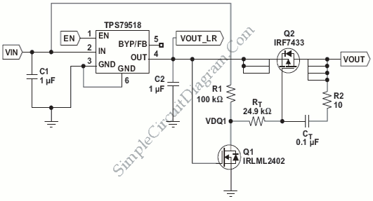 PMOS FET Following The Output for Soft-Start Mechanism