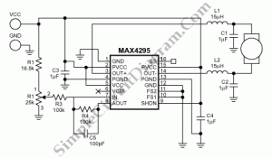PWM Motor Speed Control Using Class D Audio Amplifier – Simple Circuit
