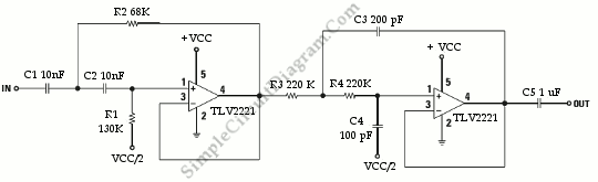 Single Supply Phone Speech Filter