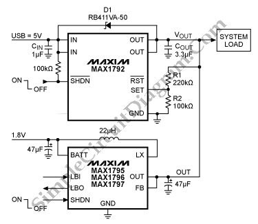 Automatic Switching for Battery - USB Power Connection