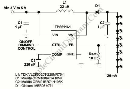 Li-Ion Driver for 8 White LEDs