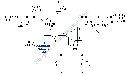 Low Noise Power Supply for Audio Circuits