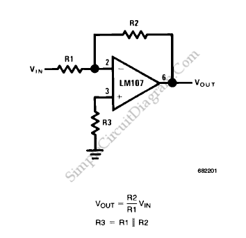 Op-Amp Application Inverting Amplifier