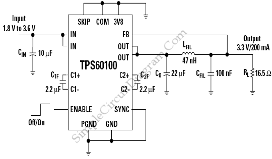 Ultra Low Ripple Boost Converter with TPS60100