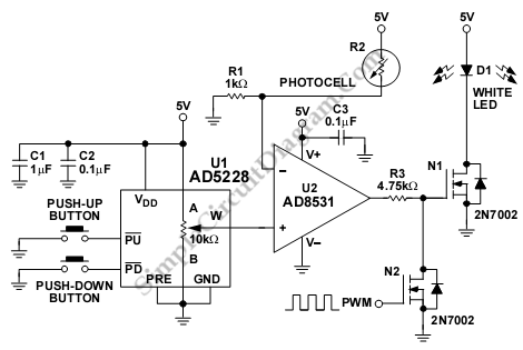 Automatic LCD Panel Backlight Control