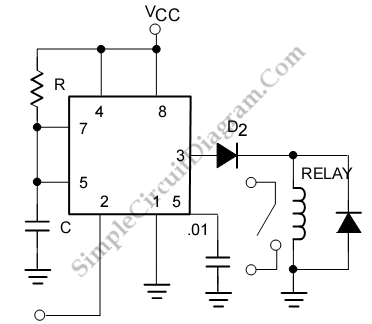 Driving Relay with 555IC