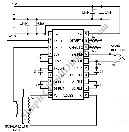 LVDT Signal Conditioner Design Procedure (AD589-Dual Supply)