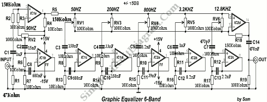 6 Band Graphic Equalizer