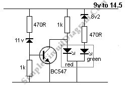 Single Transistor Lead Acid Battery Monitor