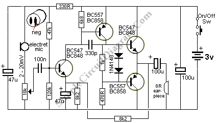 Small Amplifier Using Transistors