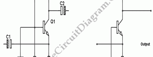 RF Amplifier - Simple Circuit Diagram
