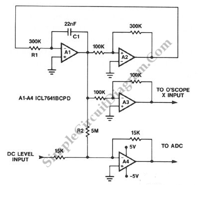 Triangle Waveform Signal Generator – Simple Circuit Diagram