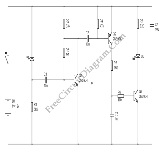 Simple IR Remote Tester – Simple Circuit Diagram